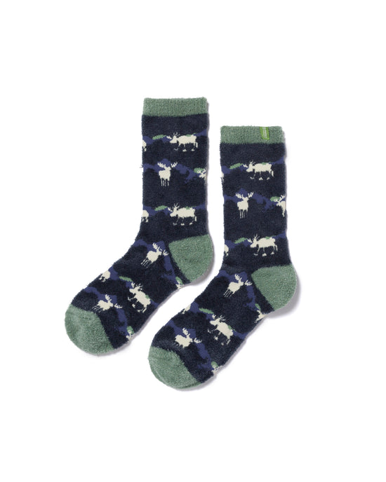 Acadia Moose Cozy Sock 2 Pack