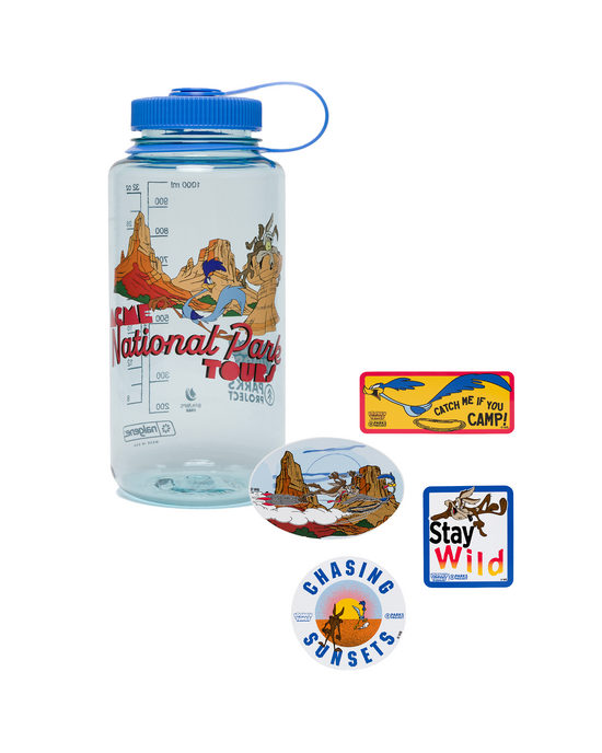 Looney Tunes x Parks Project Water Bottle and Sticker Pack