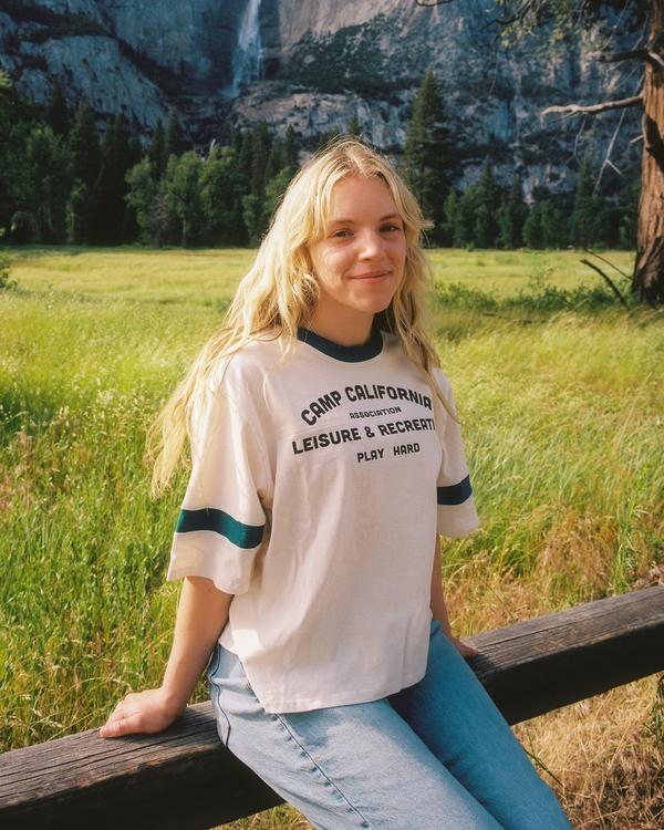 Women's Camp California Varsity Tee