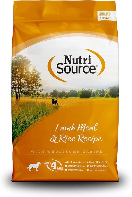 NutriSource Lamb and Rice Dry Dog Food 26 lbs