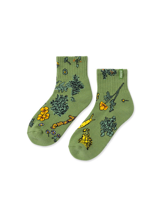Forest Forager Quarter Sock 2 Pack