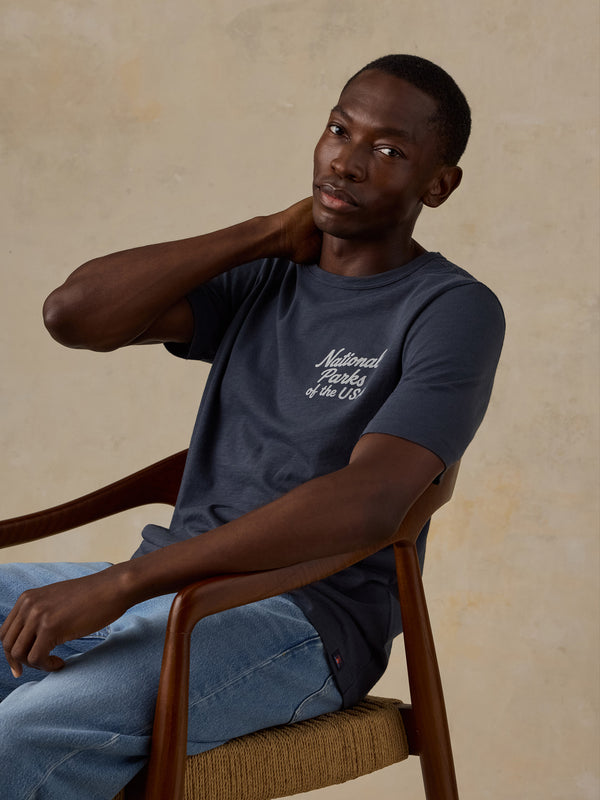 Faherty x Parks Project National Parks Short Sleeve Sunwashed Tee