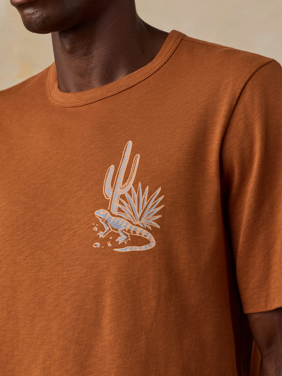 Faherty x Parks Project Chihuahuan Desert Short Sleeve Sunwashed Tee
