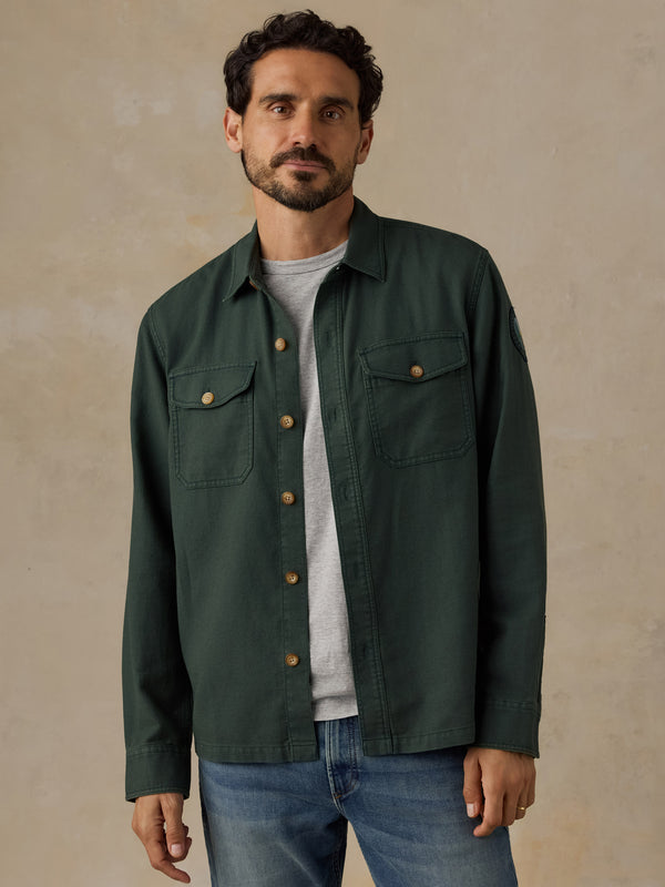 Faherty x Parks Project Tropic Surplus Shirt