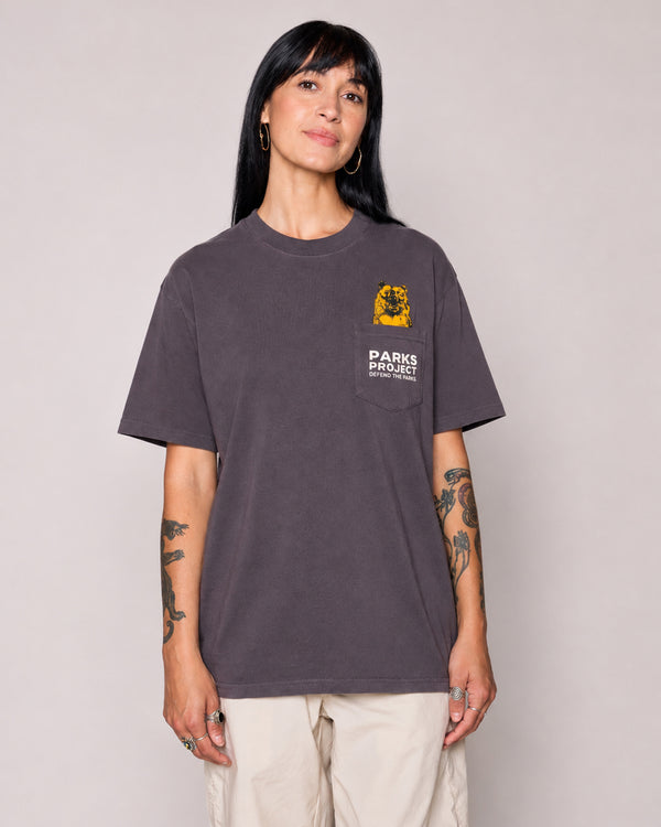 Defend the Parks Bear Pocket Tee