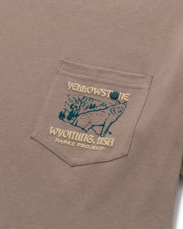 Yellowstone Puff Print Pocket Tee