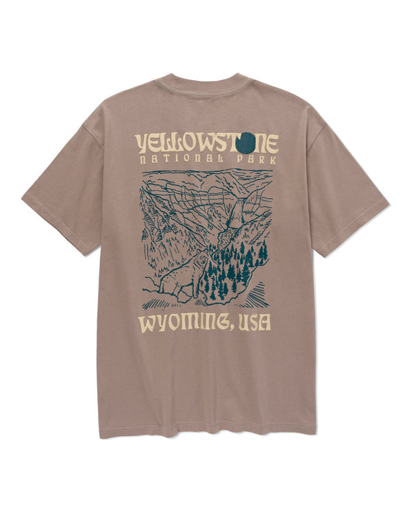 Yellowstone Puff Print Pocket Tee