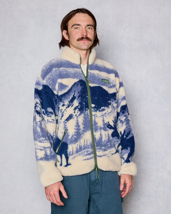 Acadia Moose Full Zip High Pile Fleece