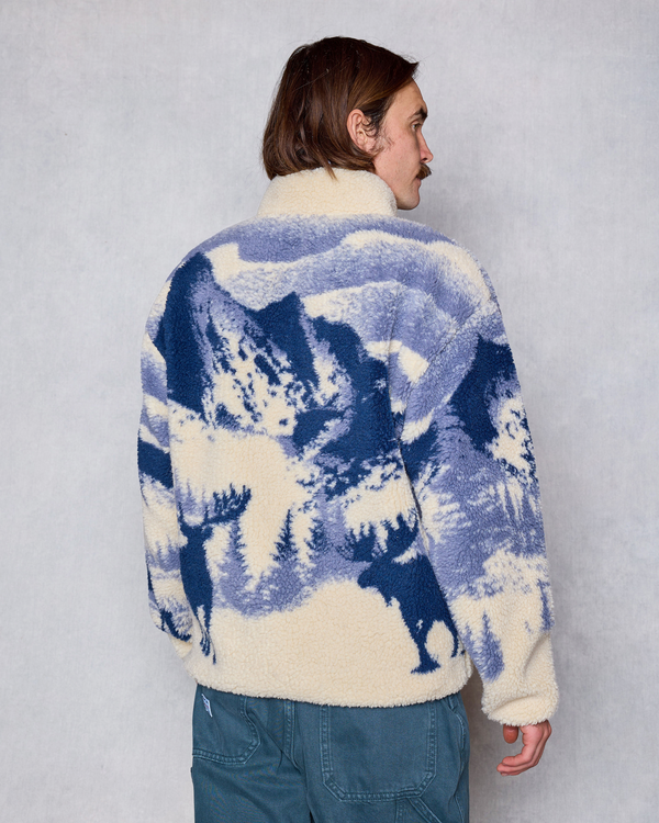 Acadia Moose Full Zip High Pile Fleece