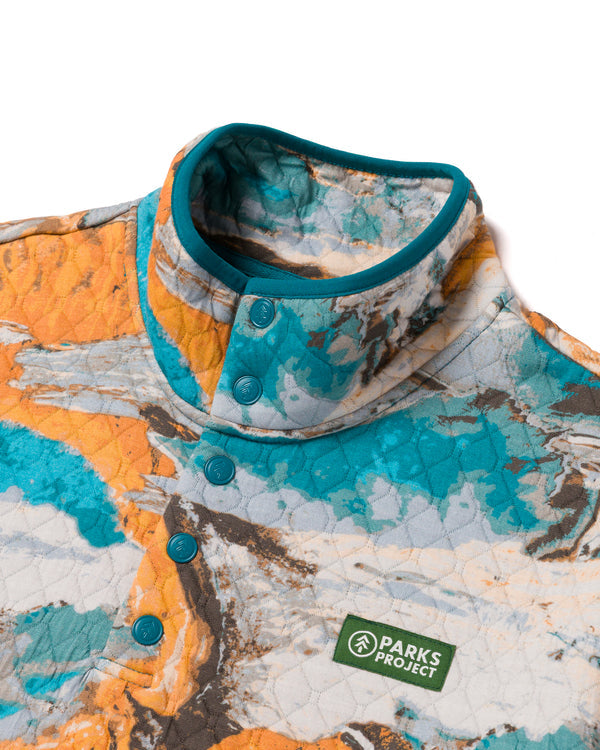 Hydrothermal Pools Quilted Pullover