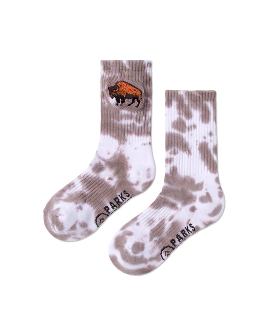 Bison Tie Dye Sock
