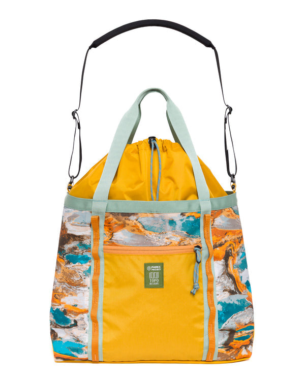 Topo Designs x Parks Project Hydrothermal Pools Mountain Utility Tote