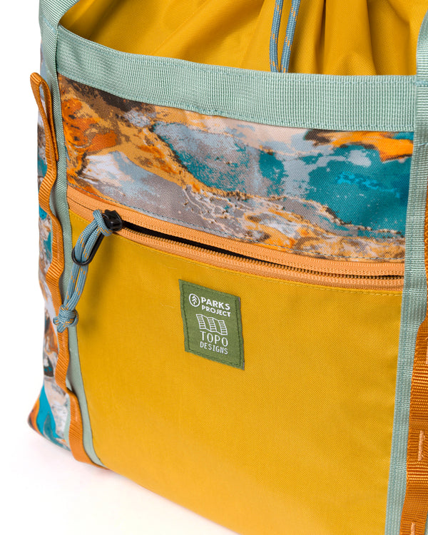 Topo Designs x Parks Project Hydrothermal Pools Mountain Utility Tote