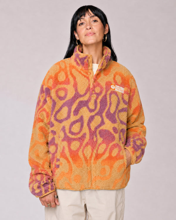 Yellowstone Geysers Ombre High Pile Fleece