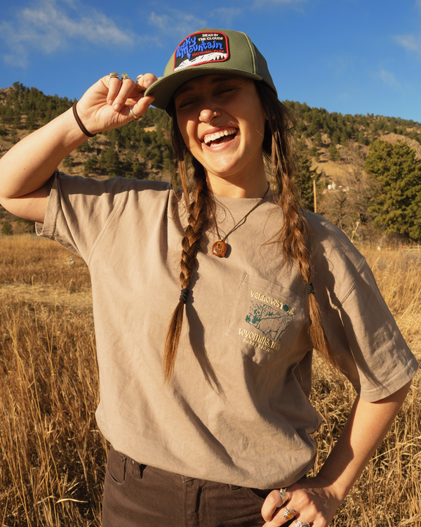 Yellowstone Puff Print Pocket Tee