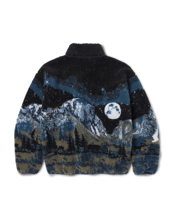 Yosemite Night Views Full Zip High Pile Fleece