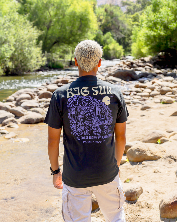 Big Sur Bridges Puff Print Pocket Tee