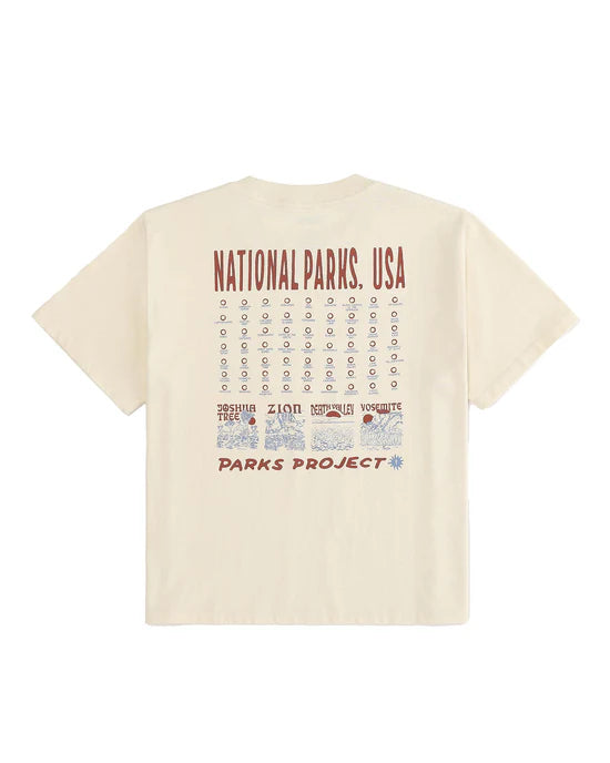 National Parks USA Fill In Boxy Tee